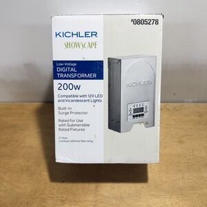 Kichler Showscape Series 200W Voltage Digital Landscape 12V Power Supply 0805278